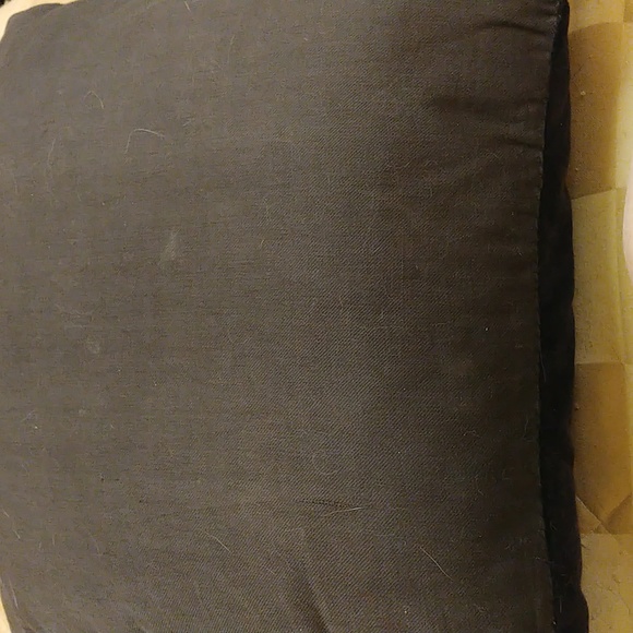 Vintage (50's-60's) needlepoint throw pillow - Picture 2 of 3